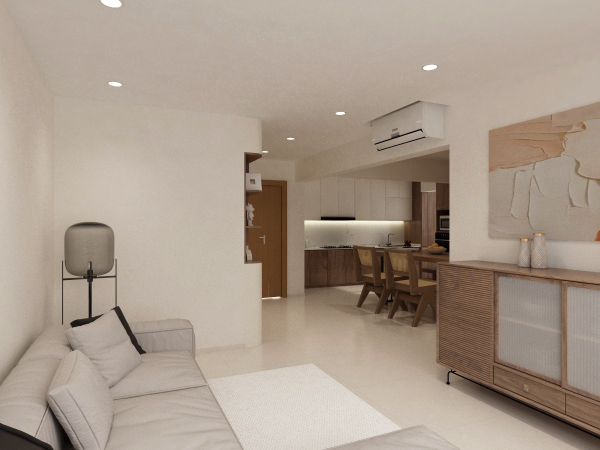 4 Room HDB BTO @ 123A Tengah Drive | Lam's Interior Design